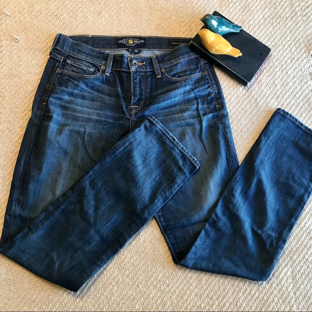 Lucky Brand Jeans Sophia Straight Size 6/28